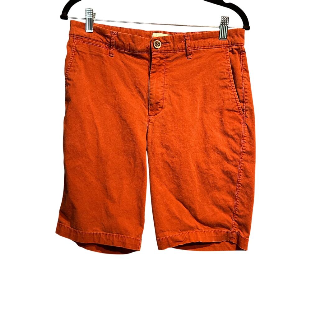 Goodfellow Size 30 Rust Fall Linden Short Chino Men's Coastal